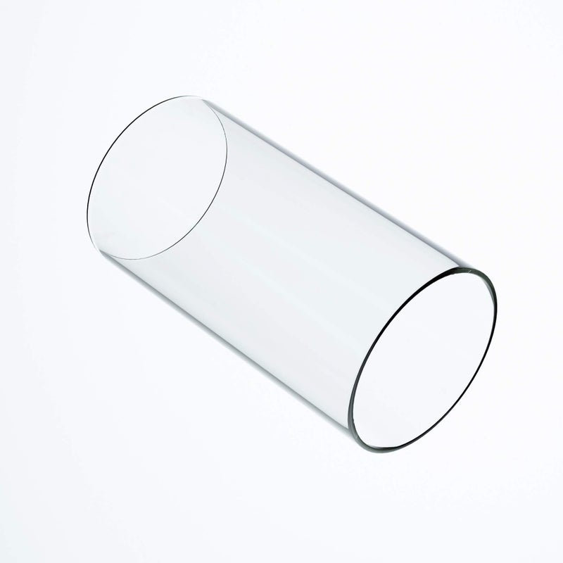 TLLAMP Large Size Hurricane Candle Holder - Glass Cylinder Open Both Ends, Open Ended Hurricane, Glass Lamp Shade Replacement (3" Wide x 6" Tall) - Image 3